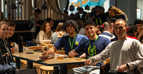 A photo of some participants of Sprachcafe Mainz