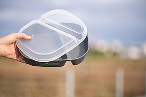 Foto der Studiwerk Mehrwegdose mit zwei Fächern