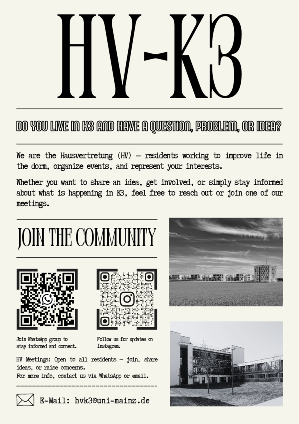 Beschreibung von Angeboten der HV K3