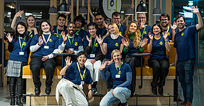 A photo of the language moderators of Sprachcafe Mainz