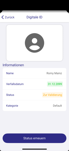 Studi-Status erneuern Screenshot Studi-Status erneuern