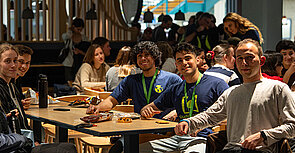 A photo of some participants of Sprachcafe Mainz