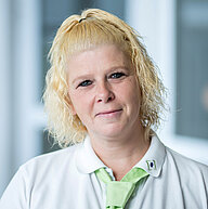 Sandra Hildebrand, Service Chefin Mensa Rewi Foto von Sandra Hildebrand, Service Chefin Mensa Rewi